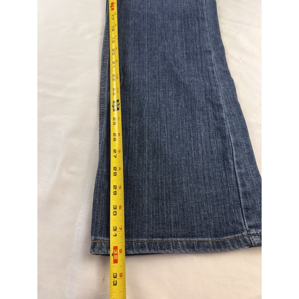 Carhartt Jeans Curvy Fit Mid-Rise Boot Cut Blue Workwear Western Women's 12x32 - Picture 12 of 13